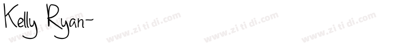 Kelly Ryan字体转换